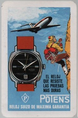 CALENDARIO FOURNIER POTENS AÑO 1968