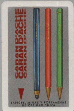 CALENDARIO FOURNIER CARAN D´ACHE AÑO 1969