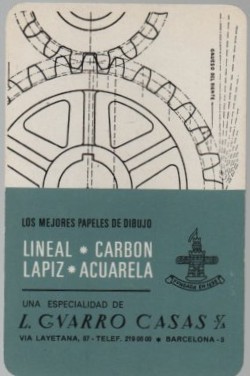 CALENDARIO FOURNIER L GVARRO CASAS AÑO 1967
