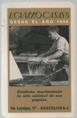 CALENDARIO FOURNIER L GVARRO CASAS AÑO 1962