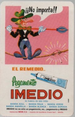 CALENDARIO FOURNIER PEGAMENTO IMEDIO AÑO 1979