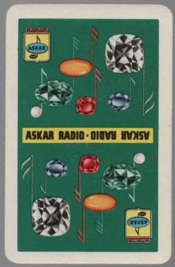 CALENDARIO FOURNIER ASKAR RADIO AÑO 1960