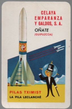 CALENDARIO FOURNIER PILAS TXIMIST AÑO 1962