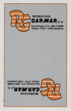 CALENDARIO FOURNIER GARMAR S.A. AÑO 1988