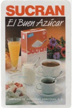 CALENDARIO FOURNIER SUCRAN EL BUEN AZUCAR AÑO 1988