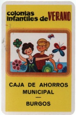 CALENDARIO FOURNIER CAJA AHORRO BURGOS AÑO 1974
