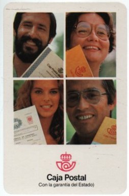 CALENDARIO FOURNIER CAJA POSTAL AÑO 1980