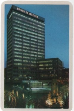 CALENDARIO FOURNIER BANCO VIZCAYA AÑO 1970