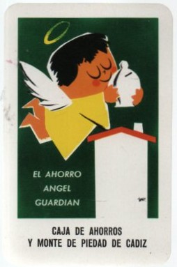 CALENDARIO FOURNIER MONTE DE PIEDAD CADIZ AÑO 1965