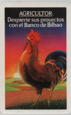 CALENDARIO FOURNIER BANCO BILBAO AÑO 1980