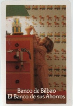 CALENDARIO FOURNIER BANCO BILBAO AÑO 1980