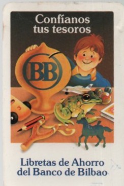 CALENDARIO FOURNIER BANCO DE BILBAO AÑO 1981