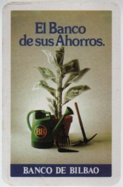 CALENDARIO FOURNIER BANCO BILBAO AÑO 1977