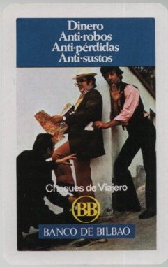 CALENDARIO FOURNIER BANCO BILBAO AÑO 1974