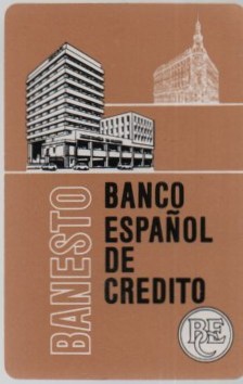 CALENDARIO FOURNIER BANESTO BANCO ESPAÑOL AÑO 1974