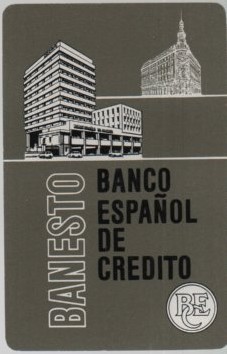 CALENDARIO FOURNIER BANESTO BANCO ESPAÑOL AÑO 1985