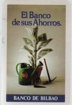 CALENDARIO FOURNIER BANCO BILBAO AÑO 1977