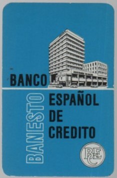 CALENDARIO FOURNIER BANESTO BANCO ESPAÑOL AÑO 1972