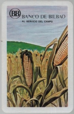 CALENDARIO FOURNIER BANCO BILBAO AÑO 1971