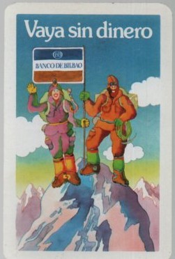 CALENDARIO FOURNIER BANCO BILBAO AÑO 1977