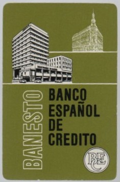 CALENDARIO FOURNIER BANESTO BANCO ESPAÑOL AÑO 1984