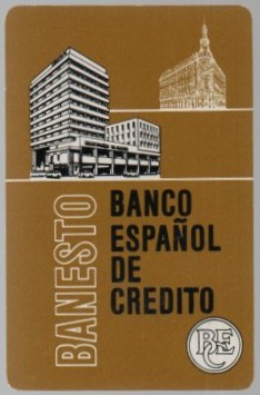 CALENDARIO FOURNIER BANESTO BANCO ESPAÑOL AÑO 1981