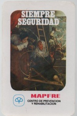 CALENDARIO FOURNIER MAPFRE SIEMPRE SEGURI AÑO 1976