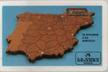 CALENDARIO FOURNIER LA VASCO NAVARRA AÑO 1982