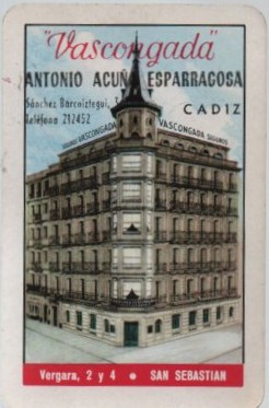 CALENDARIO FOURNIER VASCONGADA ACUÑA AÑO 1969