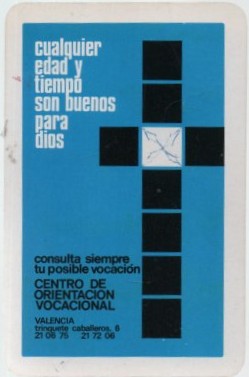 CALENDARIO FOURNIER ORIENTAC VOCACIONAL AÑO 1968
