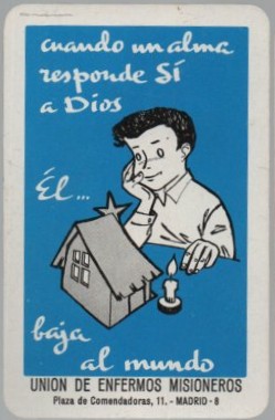 CALENDARIO FOURNIER ENFERMOS MISIONEROS AÑO 1967