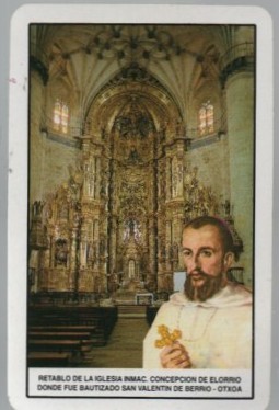 CALENDARIO FOURNIER RETABLO IGLESIA INMAC AÑO 1994