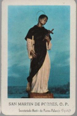 CALENDARIO FOURNIER SAN MARTIN DE PORRES AÑO 1964