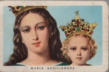 CALENDARIO FOURNIER MARIA AUXILIADORA AÑO 1963