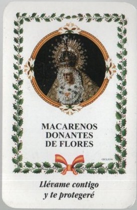 CALENDARIO MACARENOS DONANTES DE FLORES AÑO 2005