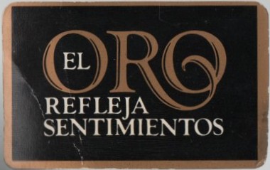 CALENDARIO EL ORO REFLEJA SENTIMIENTOS AÑO 1978-79