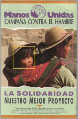 CALENDARIO MANOS UNIDAS AÑO 1992