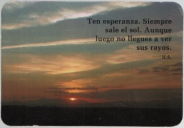 CALENDARIO TEN ESPERANZA. PAISAJE AÑO 1988
