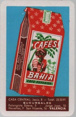 CALENDARIO FOURNIER CAFES BAHIA AÑO 1969