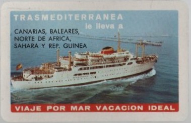 CALENDARIO TRANSMEDITERRANEA AÑO 1972