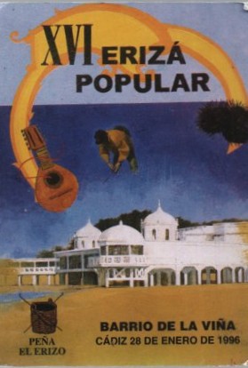 CALENDARIO XVI ERIZÁ POPULAR CÁDIZ AÑO 1996
