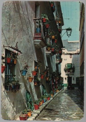 CALENDARIO PLAZA TIO DE LA TIZA CÁDIZ AÑO 1975