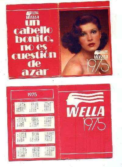 CALENDARIO DE BOLSILLO-1975- WELLA