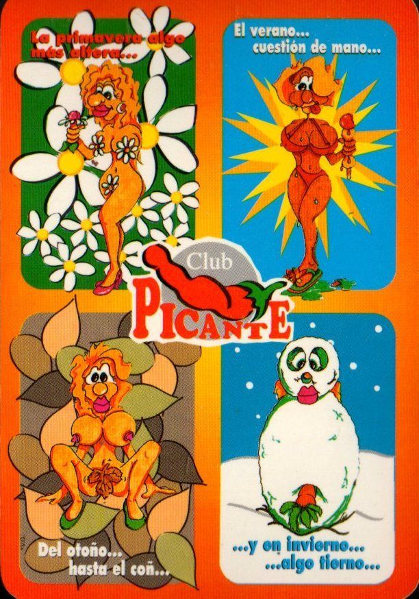 CALENDARIO CLUB PICANTE 1996