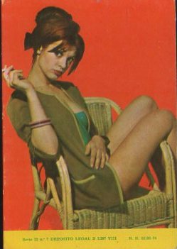 CALENDARIO SEÑORITA. AÑO 1967.