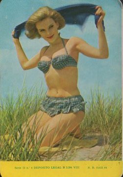 CALENDARIO SEÑORITA. AÑO 1967.