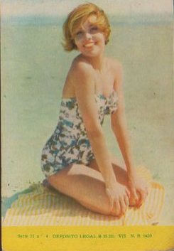 CALENDARIO SEÑORITA. AÑO 1966.