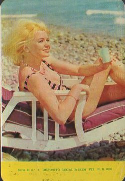 CALENDARIO SEÑORITA. AÑO 1969.