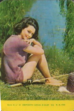 CALENDARIO SEÑORITA. AÑO 1969.