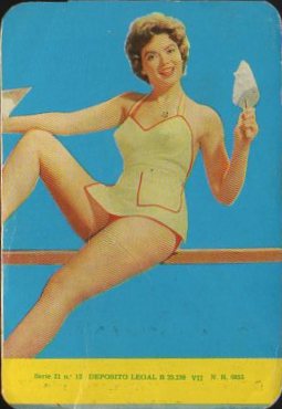 CALENDARIO SEÑORITA. AÑO 1969.